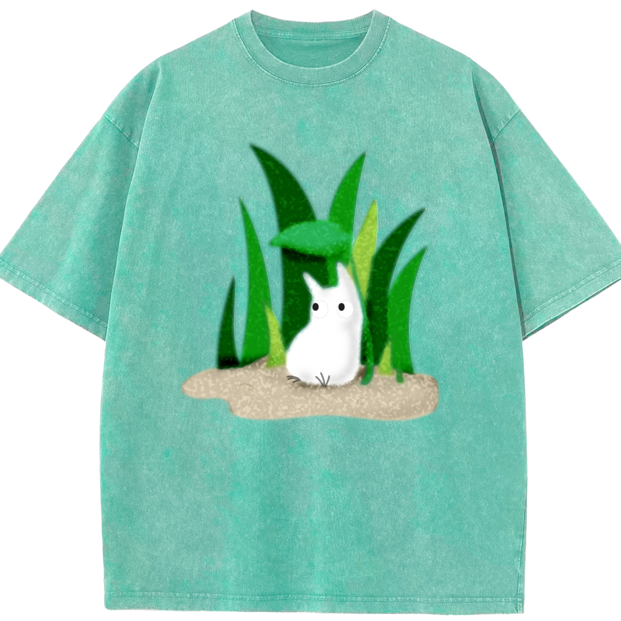 （画像用） となりのトトロ 草壁メイ 草壁サツキ My Neighbor Totoro Satsuki Kusakabe Mei Kusakabe 綿100% ヴィンテージ風 半袖Tシャツ（フロントプリント）